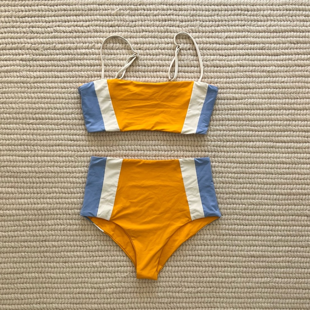 L*space orange bikini set
